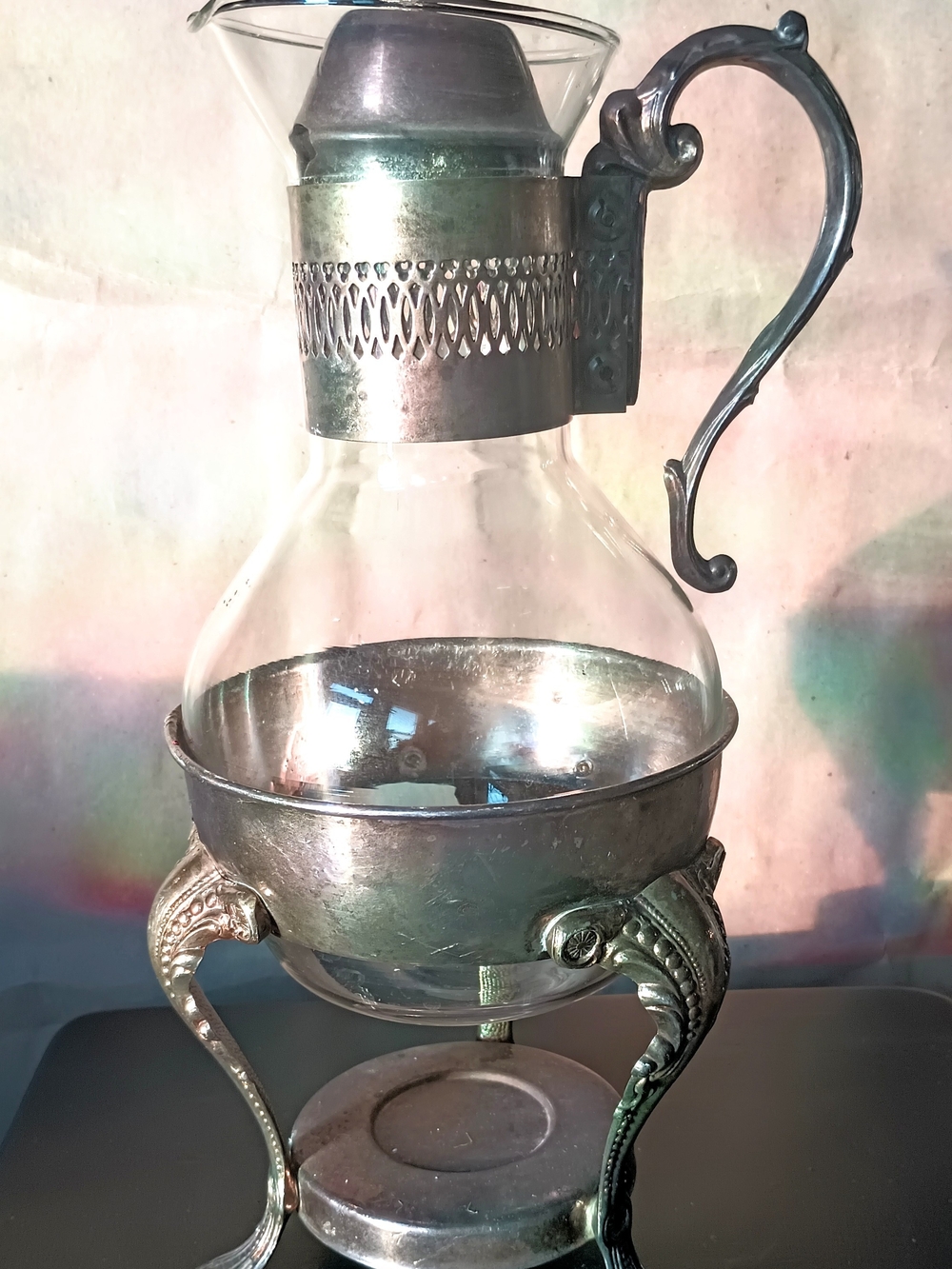 Vintage F.B. Rogers Silver Company coffee carafe